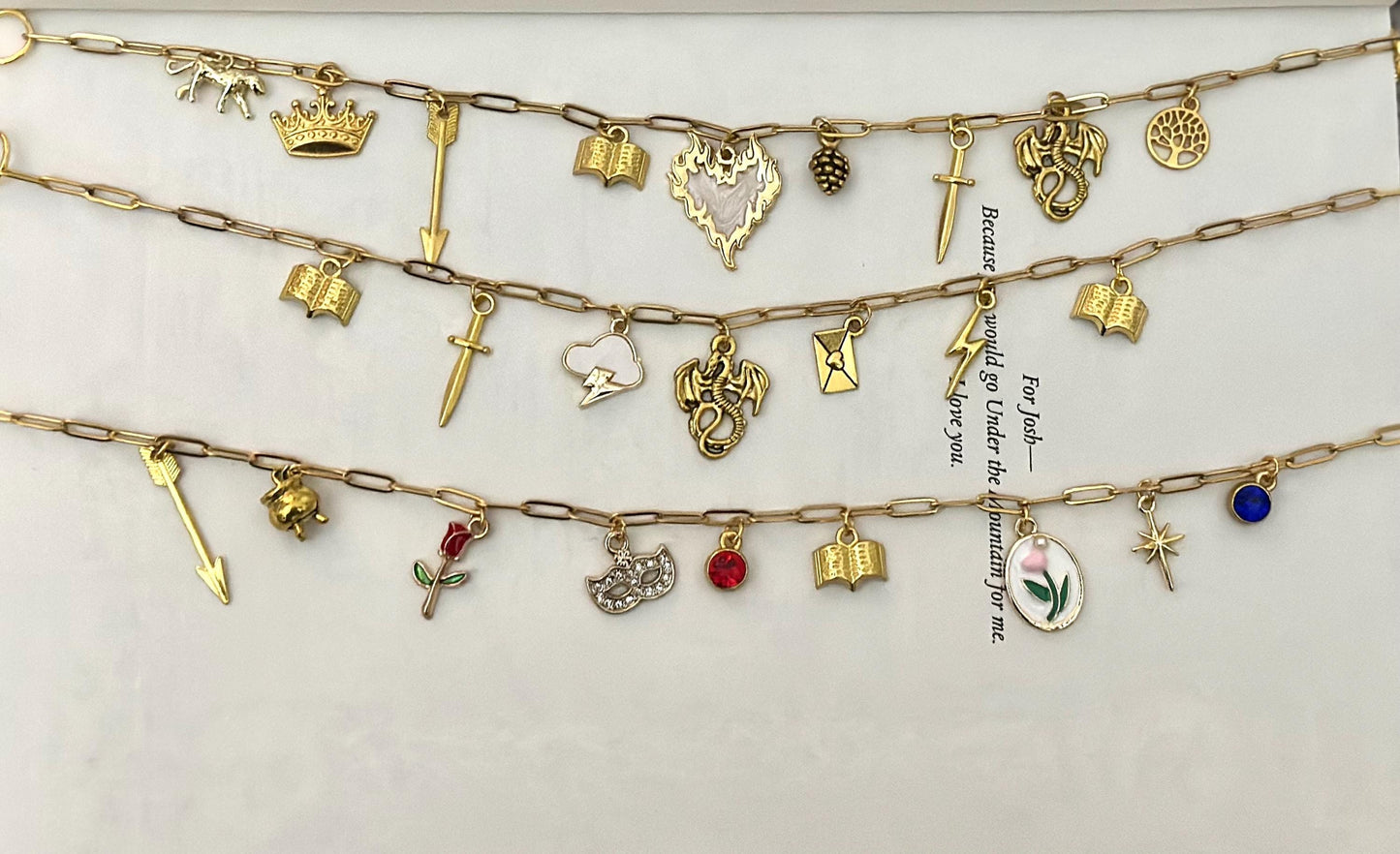 Bookish Inspired Bag Charms