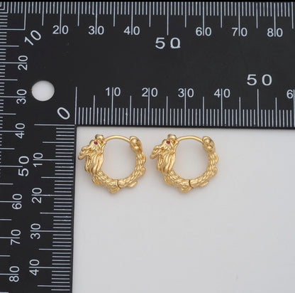 Dragon Huggie Earrings