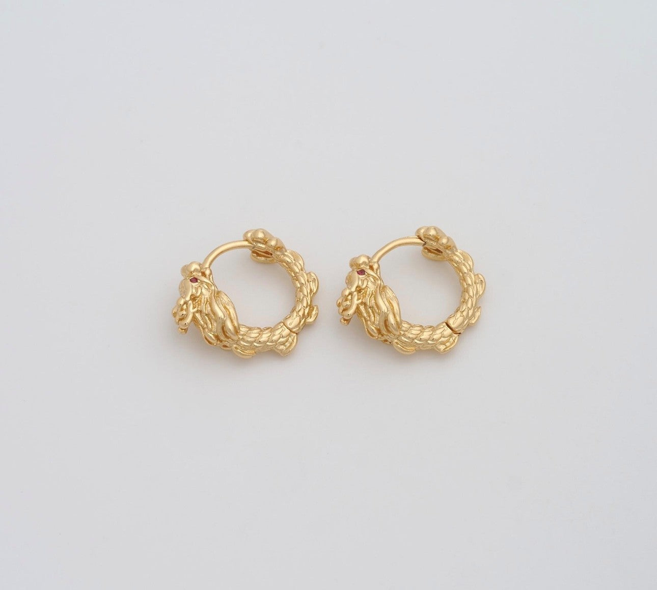 Dragon Huggie Earrings