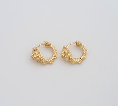 Dragon Huggie Earrings
